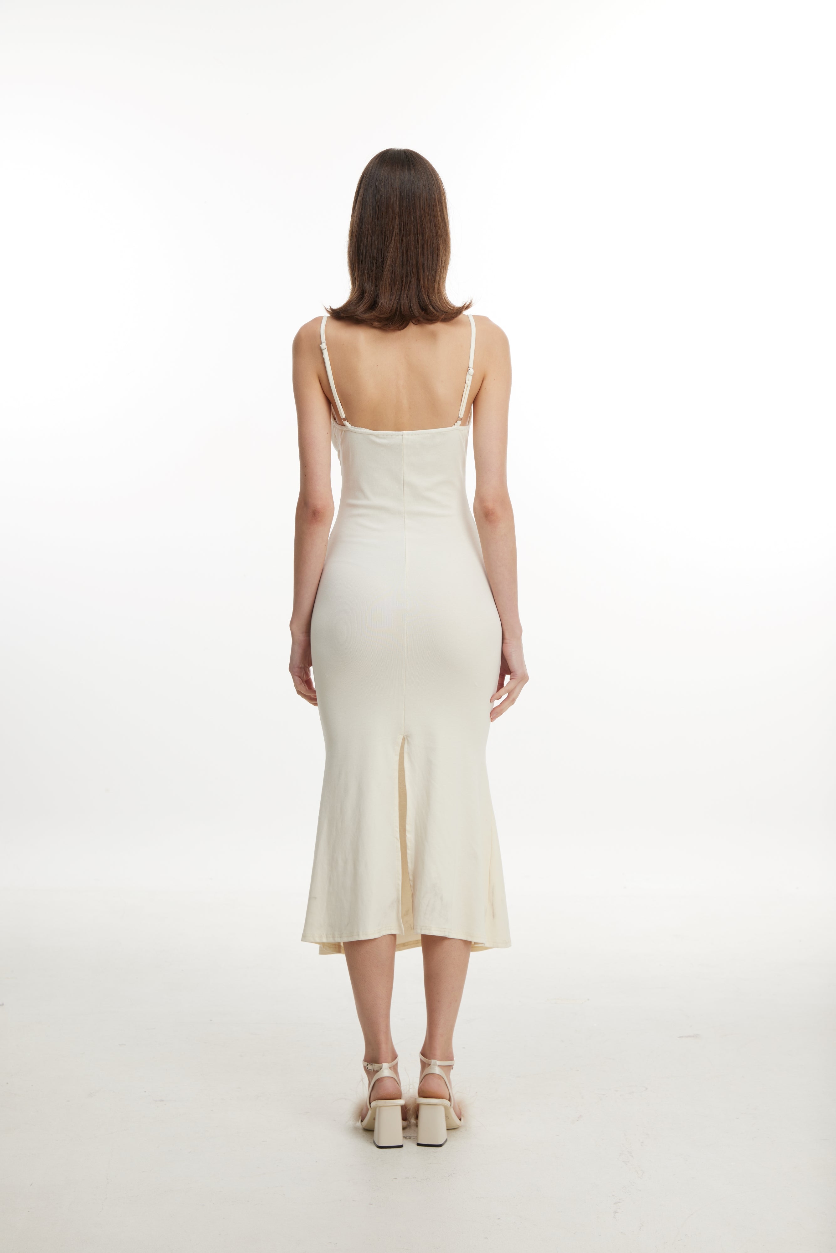 White basics dress