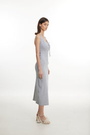 Gray cotton dress