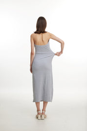 Gray cotton dress